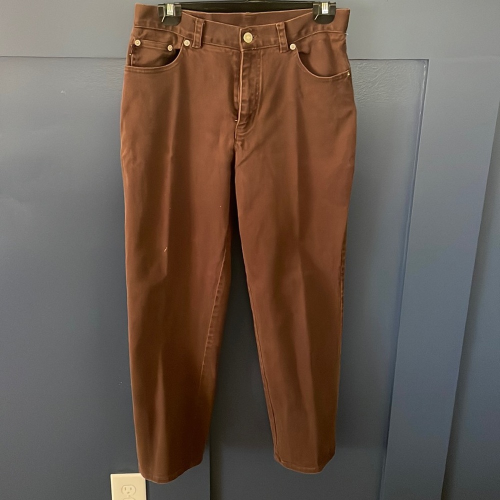 RALPH LAUREN GREEN LABEL Brown Denim